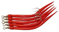 Columbi Gummimakk R&#248;d #2/0 5 pack